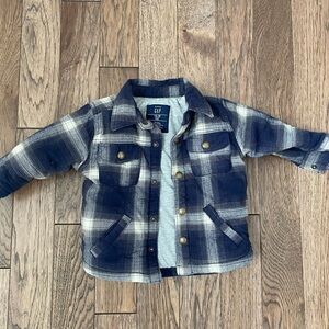 BabyGAP Plaid Shirt Jacket 12-18 mo
